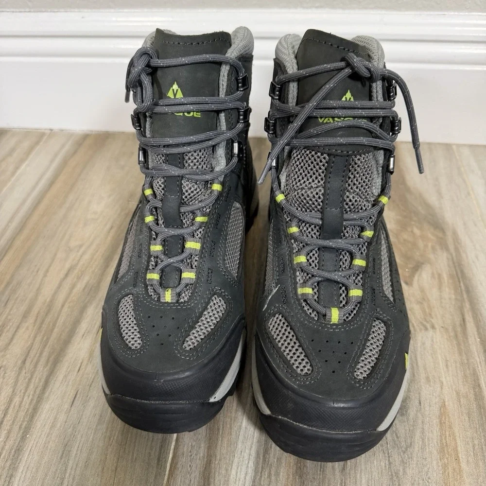Vasque 7481 Breeze 2.0 Gray Mid Hiking Trail Boot Women's ‎ 8.5 M Outdoor Vibram